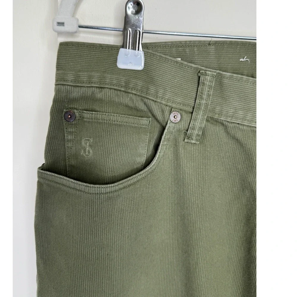 Todd Snyder Slim Fit Corduroy Pants 32 Green